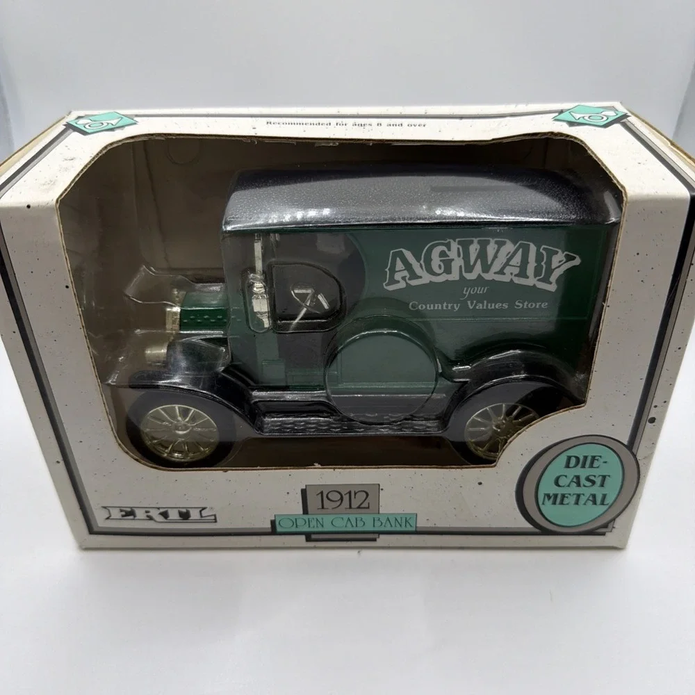 ERTL 1912 Open Cab AGWAY DELIVERY TRUCK BANK‎ Diecast Metal 1/25 Scale